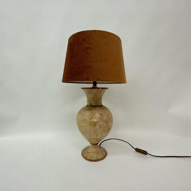 Vintage Tessellated Marble Table Lamp by Maitland Smith, 1970s For Sale - Image 14 of 18