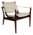 Late 20th Century Mahogany and Leather Safari Chair For Sale