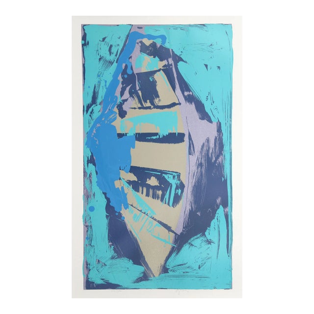 Blues Power, Darryl Hughto Serigraph, Signed and Numbered in Pencil For Sale