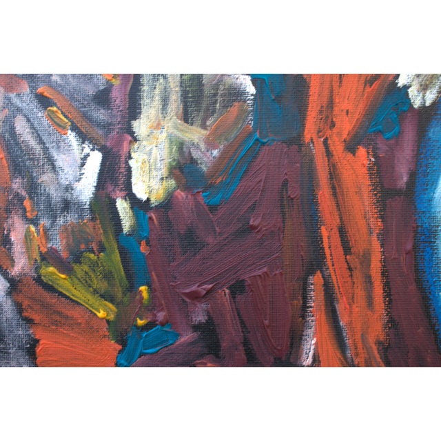 Natalia Vypritskaia, Nude by the Mustard-Colored Sofa, Oil on Canvas For Sale - Image 6 of 9
