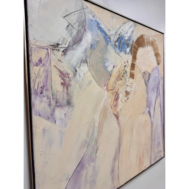 An impressive signed original painting by acclaimed American artist Juan Sánchez, one of the most important Puerto Rican-...