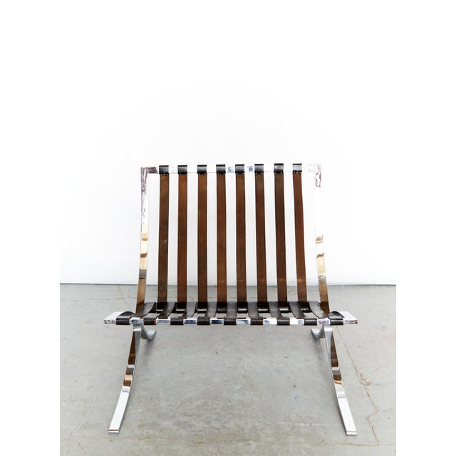 MR 90 Barcelona Lounge Chair by Ludwig Mies Van Der Rohe for Knoll Inc., 1950s For Sale - Image 18 of 18