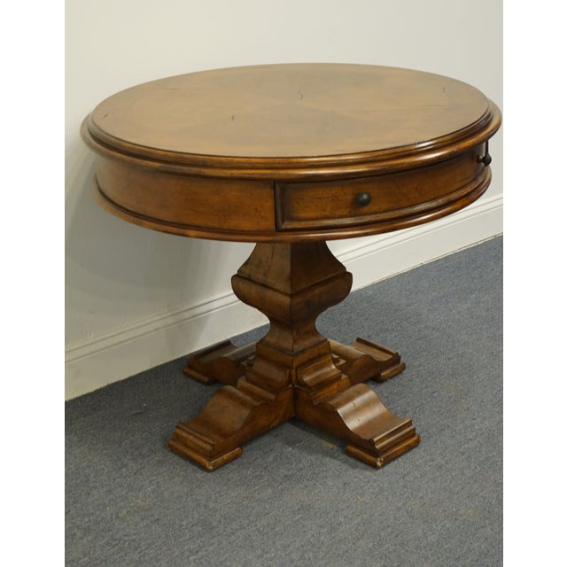 Stanley Furniture Contemporary Modern Rustic 36" Round Accent Table