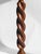 Tall Twisted Hand-Carved Wooden Pedestal, 1950s For Sale - Image 4 of 9