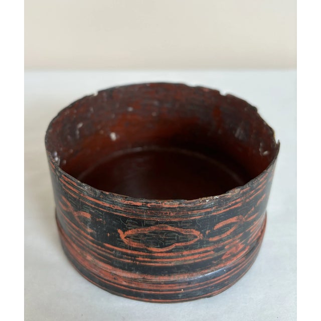 H'Sien Feng Period of Ch'ing Dynasty Lacquered Container Set Circa 1860 For Sale - Image 10 of 12