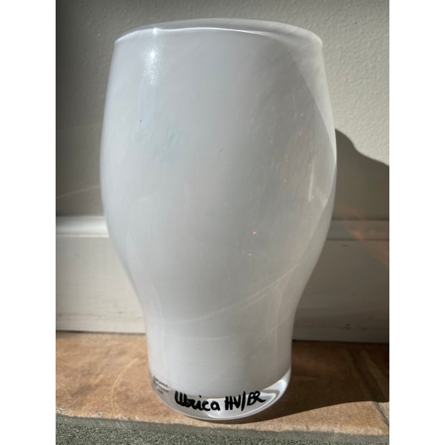 1990s Kosta Boda Open Minds Vase, Signed Ulrica Hydman-Vallian For Sale - Image 11 of 13