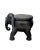 Late 20th Century Late 20th Century Solid Hand-Carved Wood Elephant Stool, Plant Stand / Side Table For Sale - Image 5 of 10