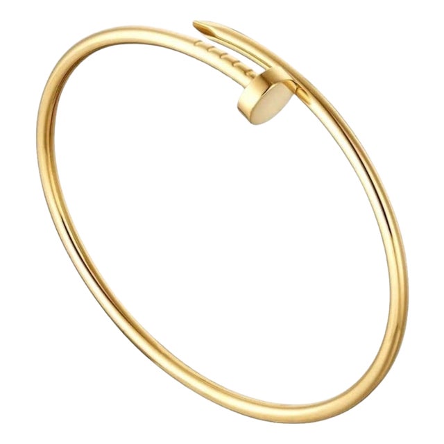 Cartier JUSTE UN CLOU BRACELET 16 Nail GRL727 18kt Yellow Gold AU750 AUTHENTIC For Sale