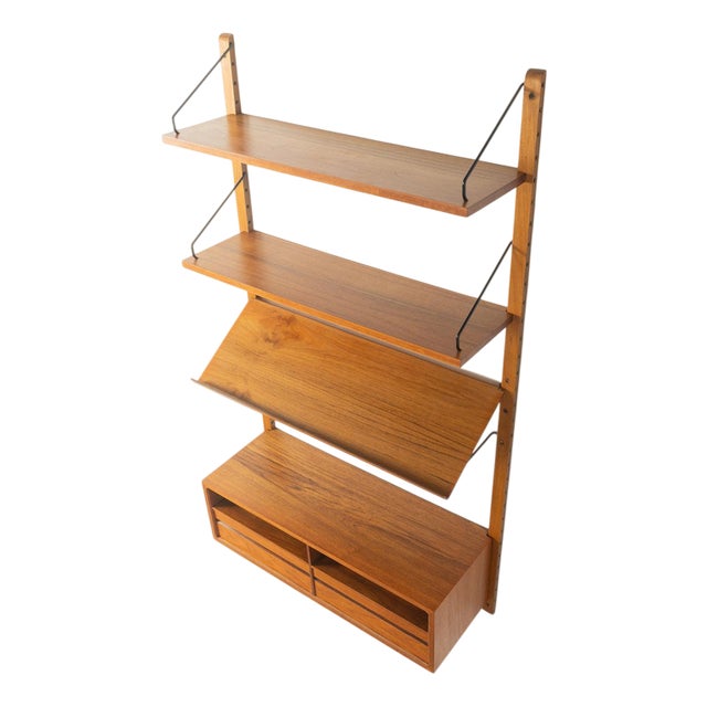 Wall Shelf by Poul Cadovius, 1950s For Sale