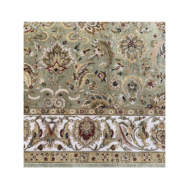 Indian 10x14 Indian Agra Area Rug - 106226 For Sale - Image 3 of 15