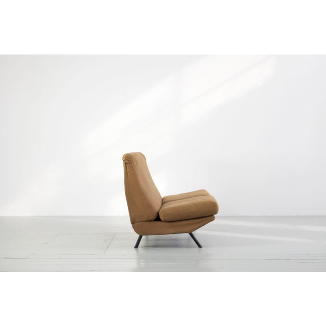 Set of 2 This "IX Triennale" sofa was designed by Marco Zanuso in the 1950s and manufactured by Arflex in Italy. The pair...