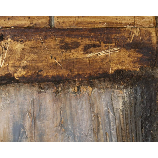 Contemporary 2001 Signed “Sutra 26” Mixed Media Wall Assemblage by Artist Juliet Holland For Sale - Image 3 of 7