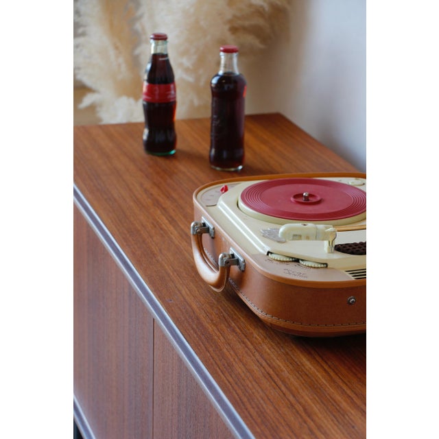 Brown Vintage Vinyl Cabinet in Teak, 1960s For Sale - Image 8 of 18