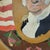 Antique American Folk Art Oil Painting of George Washington Portrait With Flag For Sale In Raleigh - Image 6 of 6