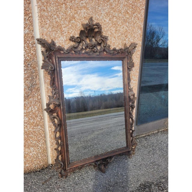 Louis XV Style Mirror, 1950s For Sale - Image 9 of 9