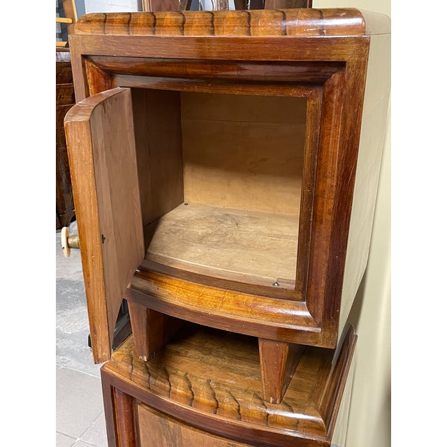 Art Deco Bedside Tables, Italy, 1930s, Set of 2 For Sale - Image 13 of 15