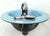 Metal 1964 Vintage Rheem Regency Blue Drop-in Porcelain & Cast Iron Sink With Hudee Ring For Sale - Image 7 of 17