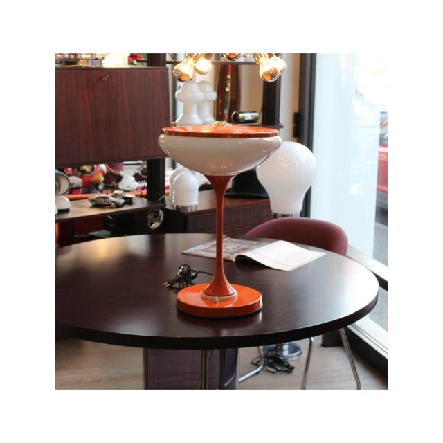 1960s Cappello Table Lamp in Stainless Steel, 1969 For Sale - Image 5 of 12