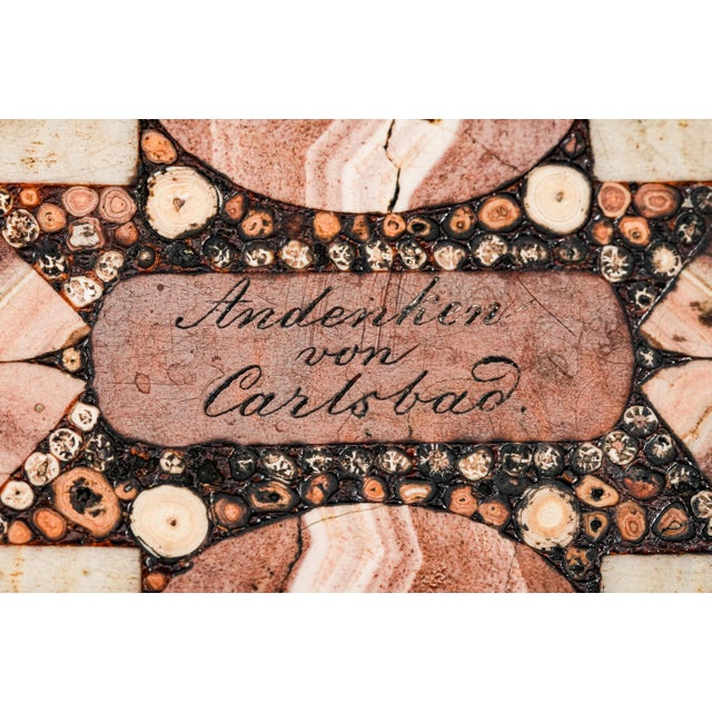 19th Century Magnificent Antique Grand Tour Inlaid Specimen Stone Pietra Dura Box Home Decor For Sale - Image 5 of 14