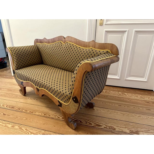 Biedermeier Children's Bench, 1820s For Sale - Image 6 of 18