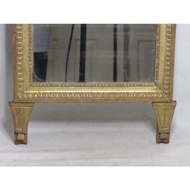Wood 18th Century French Giltwood Marriage Mirror For Sale - Image 7 of 17