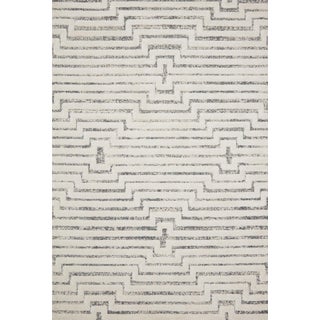 Loloi II Hagen Rug, White / Sky - 2'-7" x 10'-10" For Sale
