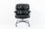 Eames Time Life Executive Lobby Chair Herman Miller Black Leather Office Chair For Sale - Image 15 of 15