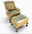 Timeless Luxury: Bespoke Taylor King Wingback Armchair & Matching Ottoman Set For Sale - Image 11 of 12