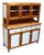 Little Kitchen Hutch Cottage Deko Hutch Natural Wood and White, 1960s For Sale