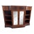 1940's Neoclassical Mahogany Console Cabinet Dry Bar For Sale