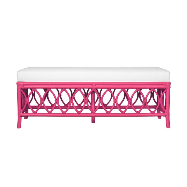 Hot Pink Lillian Bench - Pink For Sale - Image 8 of 8