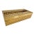 Vintage Hollywood Regency Gold-Tone Basket Weave Tissue Box & Guest Towel Holder For Sale