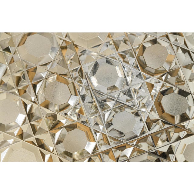 Impressive Large English Antique Crystal Sterling Silver Paperweight Desk Inkwell Goliath Clock For Sale - Image 17 of 18