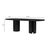 Zola Black Lacquer Oval Dining Table For Sale - Image 9 of 10