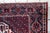 1950s, Vintage Persian Afshar Rug, Tribal Double Medallion, Red Field, 4 X 6 For Sale - Image 11 of 11
