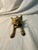 English Vintage, English, Fox, Brass Door Knocker For Sale - Image 3 of 7