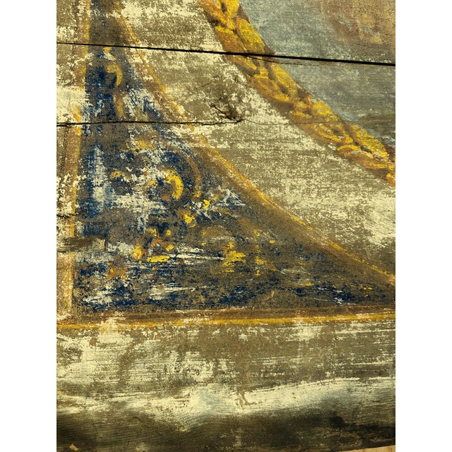 18th Century Italian Church Ceiling Painted Panel For Sale - Image 4 of 9