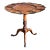 English George III Hand Carved Walnut Tripod Tilt-Top Supper/Tea Table For Sale