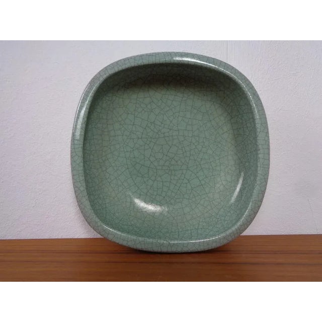 Ceramic Craquele Glaze Ceramic 5749 Bowl by Friedgard Glatzle for Karlsruher Majolika, 1950s For Sale - Image 7 of 13