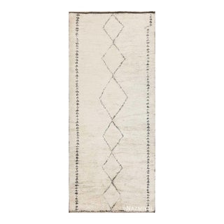 Nazmiyal Collection Vintage Moroccan Beni Ourain Shag Rug For Sale