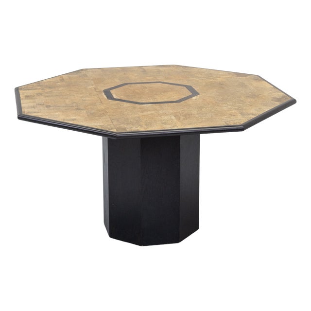 Octagonal Cork Dining Table, Italy, 1980s For Sale