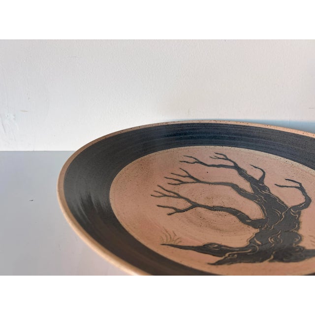 Ceramic 1980's Vintage Sertz Art Pottery Bowl For Sale - Image 7 of 10