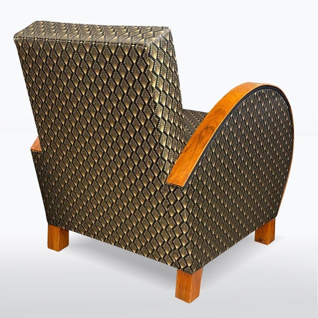 Set of Art Deco Armchairs, 1930s For Sale - Image 4 of 9