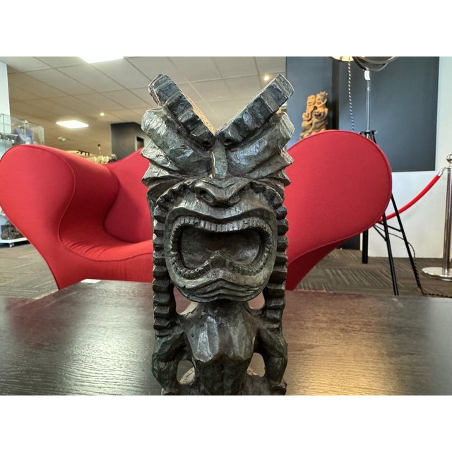 Bronze Sculpture of a Tiki by Joel Roux For Sale - Image 11 of 13