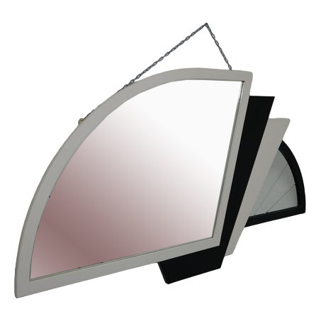 Art Deco Style Mirror, 1990s For Sale