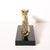 Mid-Century Horse Bust Sculpture W/ Flowing Mane in Polished Brass on Black Base For Sale - Image 10 of 11