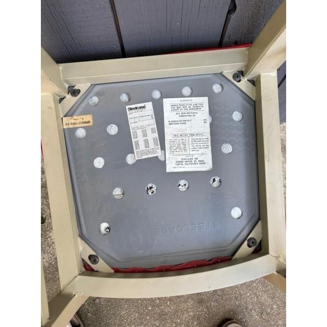 Mid-Century Modern Mid-Century Steelcase Model C-143 Tanker Side Chairs For Sale - Image 3 of 3