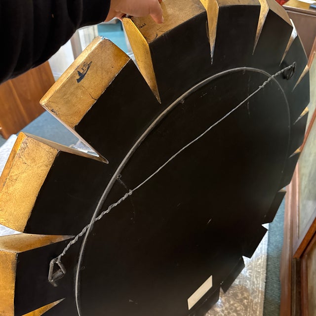 Metal Hickory White Kings Row Collection Wall Mirror For Sale - Image 7 of 12