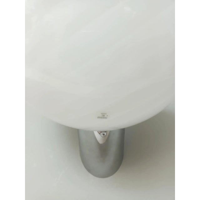 1960s 1960s White Murano Uplight Sconces, a Pair For Sale - Image 5 of 12