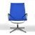 Pair of Eames Aluminum Group Lounge Chairs by Herman Miller Blue For Sale In Chicago - Image 6 of 13